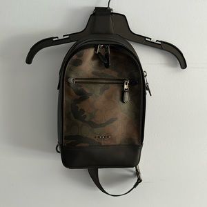 New - Never Worn! Coach Sling Bag (Camo). Already discounted, so price is firm.